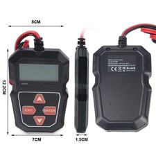 Battery Tester KW208 for 6V 12V Cars with Intelligent Analysis Features