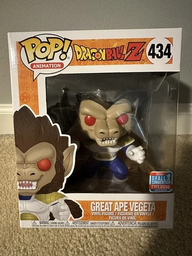 Dragon Ball Z Great Ape Vegeta 6" #434 NYCC 2018 Convention Exclusive Funko Pop!