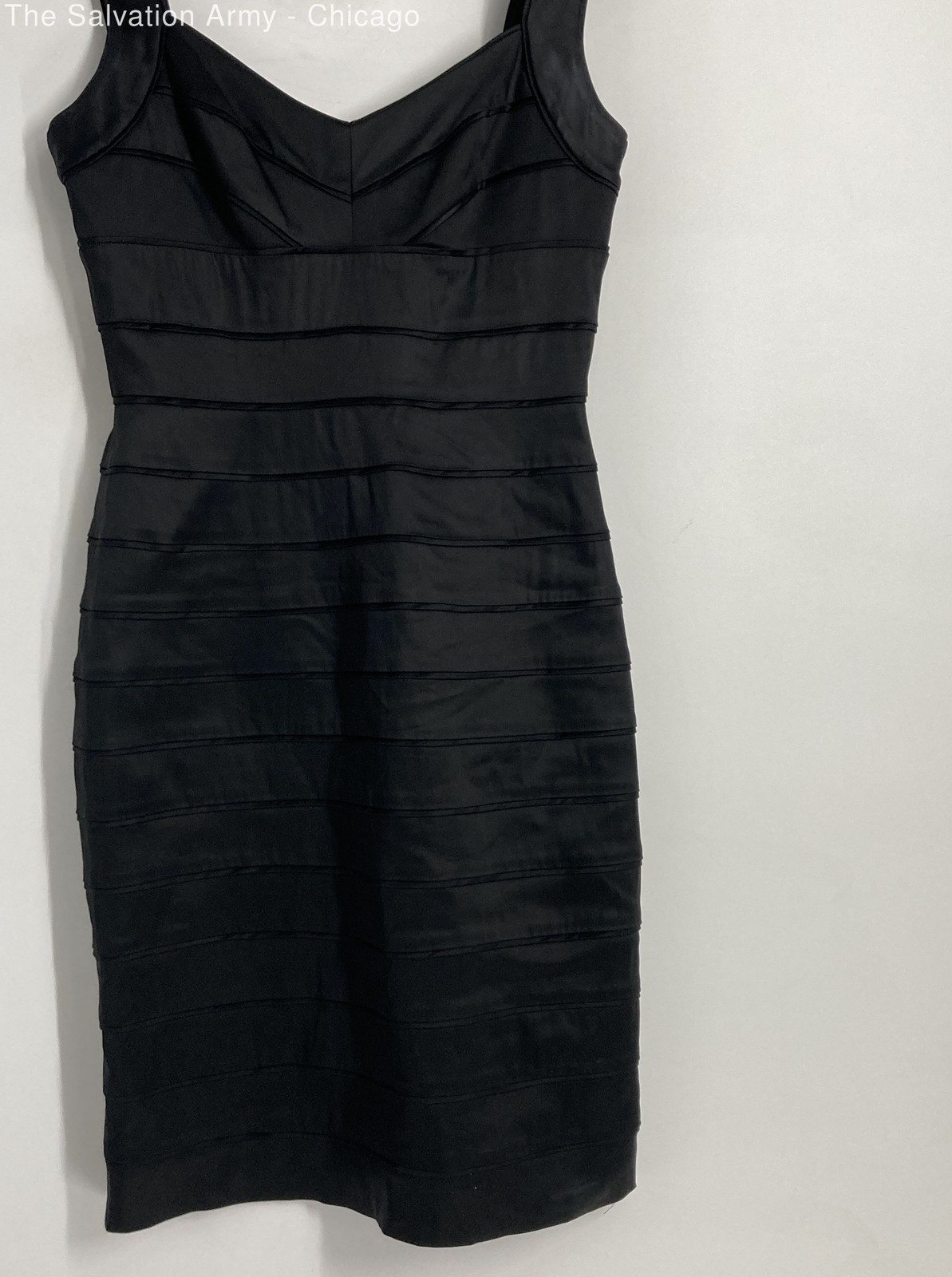 Lauren Ralph Lauren Womens Black Sleeveless Short Sheath Dress Size 6