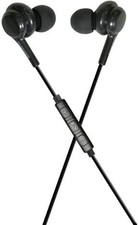 MHP4857-BK Ear Buds with Microphone in Black  Available in Black  White  Ear