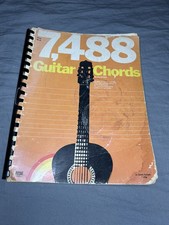 7,488 Guitar Chords Vintage Instructional Guide Book by Jay Arnold 1971 