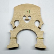 3/4 Height Adjustable Upright Double Bass Maple Bridge Small Wood Knot 