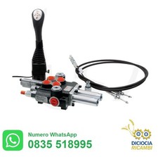 DISTRIBUTORE LEVA A CLOCHE CON COMANDI DISTANZA CARICATORE FRONTALE 3/8" 40LT/m