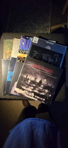 CLASSIC ROCK LP LOT ALL COLORED VINYL QUEEN PINK FLOYD GUIDED BY VOICES ETC NM