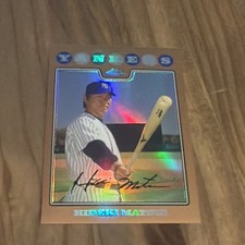 2008 Topps Chrome #118 Copper Refractor Hideki Matsui /599 New York Yankees