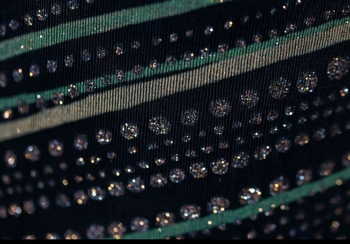 Vestido Picadilly Mujer PEQUEÑO Brillo Slinky Whimsygoth Negro Y2K Elastizado De Colección Foto 3 de 3