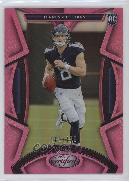 2023 Certified Rookies Mirror Pink 81/199 Will Levis #117 09eq