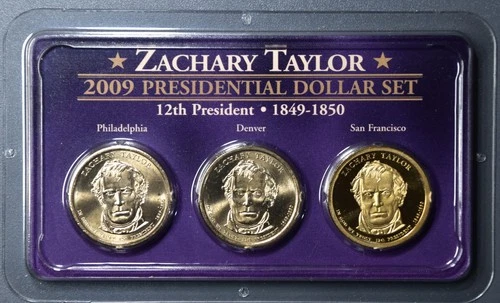 2009-P Presidential Dollar Zachary Taylor — photo from the most recent tracked eBay sale