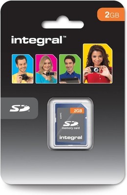 Integral 2GB SD (Secure Digital) Speicherkarte Legacy Device kompatibel Single 