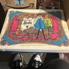 Vintage 1968 The World of Barbie Double Doll Case with 2 Barbies & Accessories S