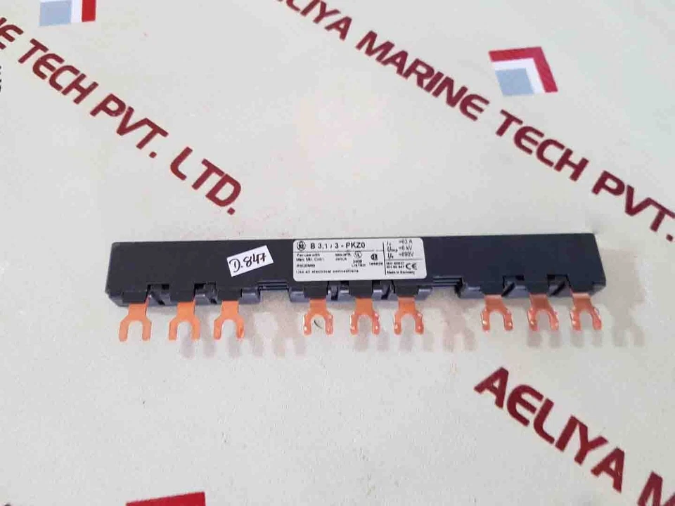 Lote de 4X terminal alimentador conector Klockner moeller b3.1/3-pkz0 - Imagem 2 de 4