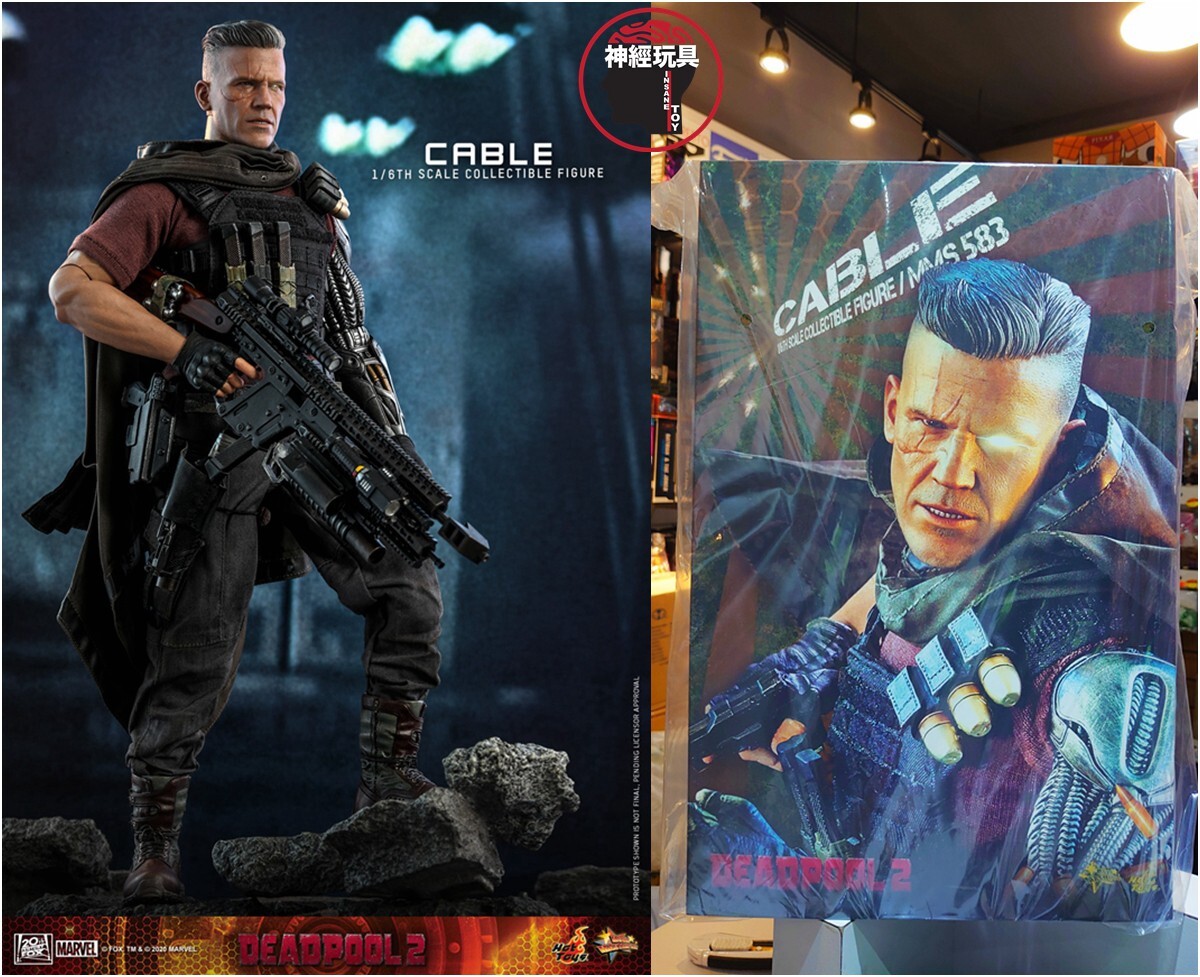 HOT TOYS MMS583 DEADPOOL 2 CABLE 1/6TH SCALE FIGURE MARVEL