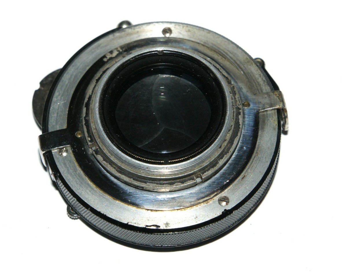 Krauss Zeiss TESSAR 4.5 12cm 120mm Compur shutter medium format 6x9
