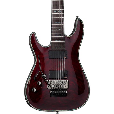 Schecter Guitar Research Hellraiser Left-Handed C-7 FR Guitar Black Cherry