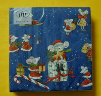 20 Servietten MÄUse Geschenke 1 Packung Ovp Weihnachten Motivservietten Xmas Ihr