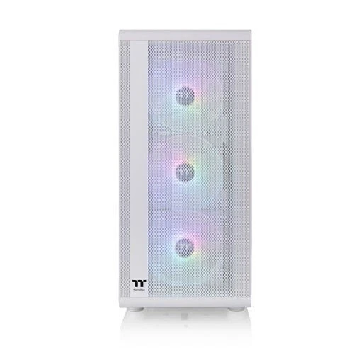 Thermaltake CA-1X2-00M6WN-00 S200 TG ARGB Snow Mid Tower Chassis - Image 2 of 4