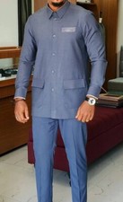 african dashiki set, matching shirt and pant/african clothing /african men cloth