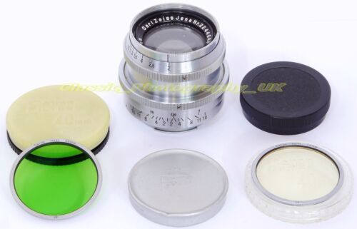 Zeiss BIOTAR 1:2 f=5.8cm Rare HEAVY Type Chromed Brass 58mm F2 Lens for Exakta - Picture 3 of 13