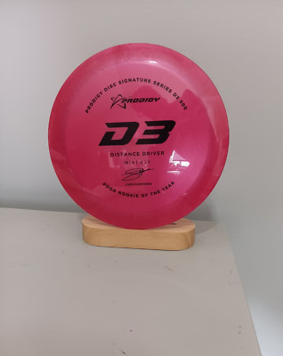 173g Prodigy D3 Disc Golf Distance Driver  Red Luke Humphries 500 plastic 