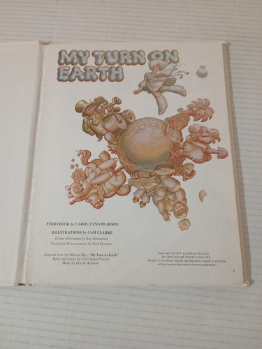 My Turn On Earth Storybook By Carol Lynn Pearson 1977 - Picture 2 of 7
