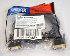 Tripp Lite P512-015 15' VGA Monitor Gold Cable Molded Shielded HD15 Male to Male