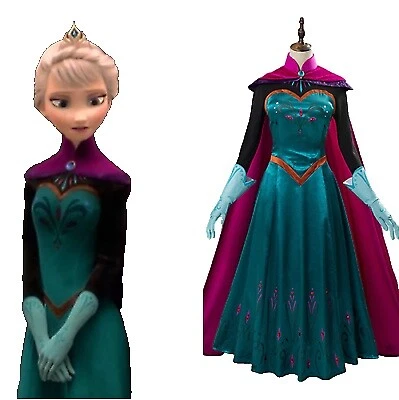 Satin Frozen Costumes for Women