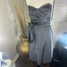 Alfred Sung Women’s Strapless Sweetheart  Dress Sz 10 Black Cocktail Gown Formal