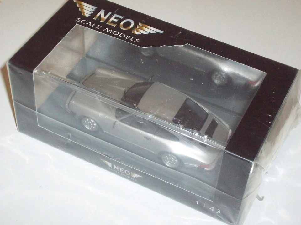 NEO SCALE MODELS 1/43 43242 PORSCHE 911 CARRERA COUPE USA 1985 Argento silver - Immagine 2 di 4