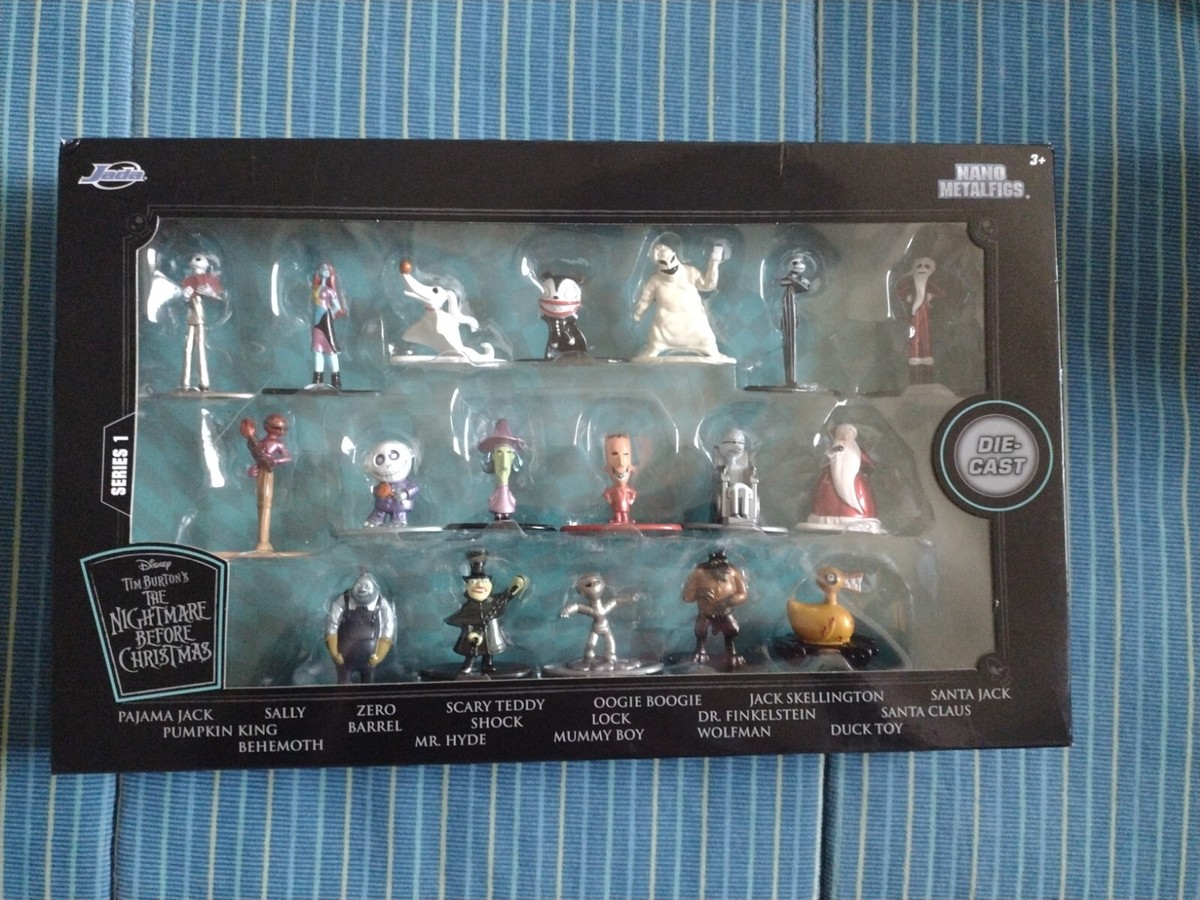 JADA TOYS Set 18 figuras metal Pesadilla antes de Navidad 4cm
