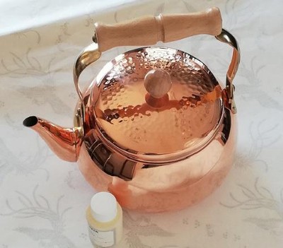 Asahi Copper Kettle CNE307 Made in Japan with Polishing  material UK