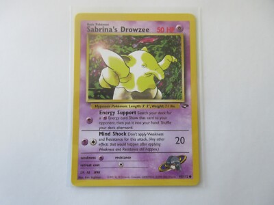 Sabrina's Drowzee Gym Challenge Pokemon Card LP | eBay