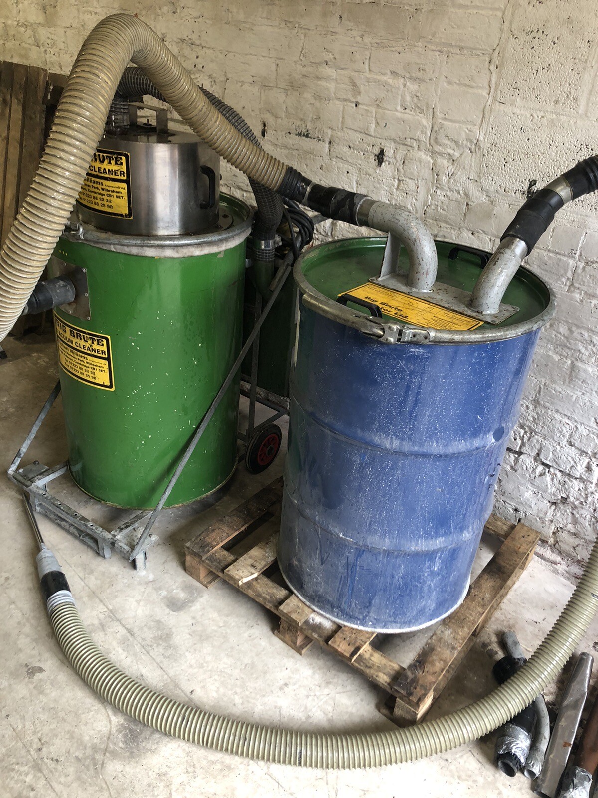 Big Brute Industrial Vacuum Hepa Filter Interceptor Lid 110v Shop Vac