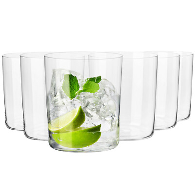Krosno Gläser für Cider Wasser Getränke Säfte | Set 6 | 570 ml | Spülmaschine