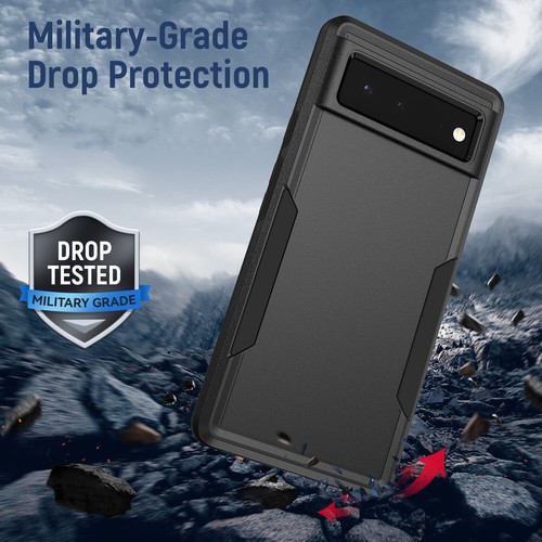For Google Pixel 6 / 7 / 7a / 8 / 8a / 9 / 9 Pro XL - Case Rugged Hybrid Cover - Picture 4 of 12