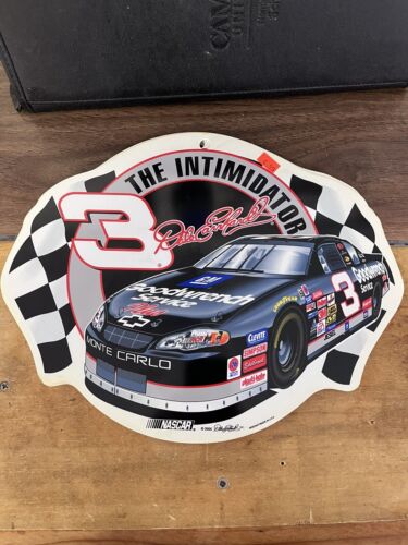 Vintage Dale Earnhardt, Sr. #3 The Intimidator Plastic Wall Decor - Picture 1 of 6