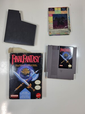 Final Fantasy Nintendo NES Authentic. Game, Map and box