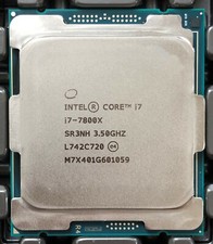 Intel CD8067303753400 SR3NH Core i7-7800X X-series 8.25M Cache, 4.00 GHz TESTED