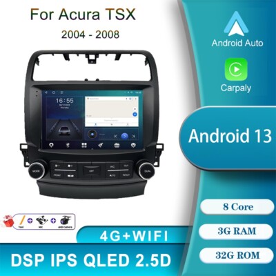 For Acura TSX 2004-2008 Android 13 Car Radio Multimedia Player GPS Navig Stereo