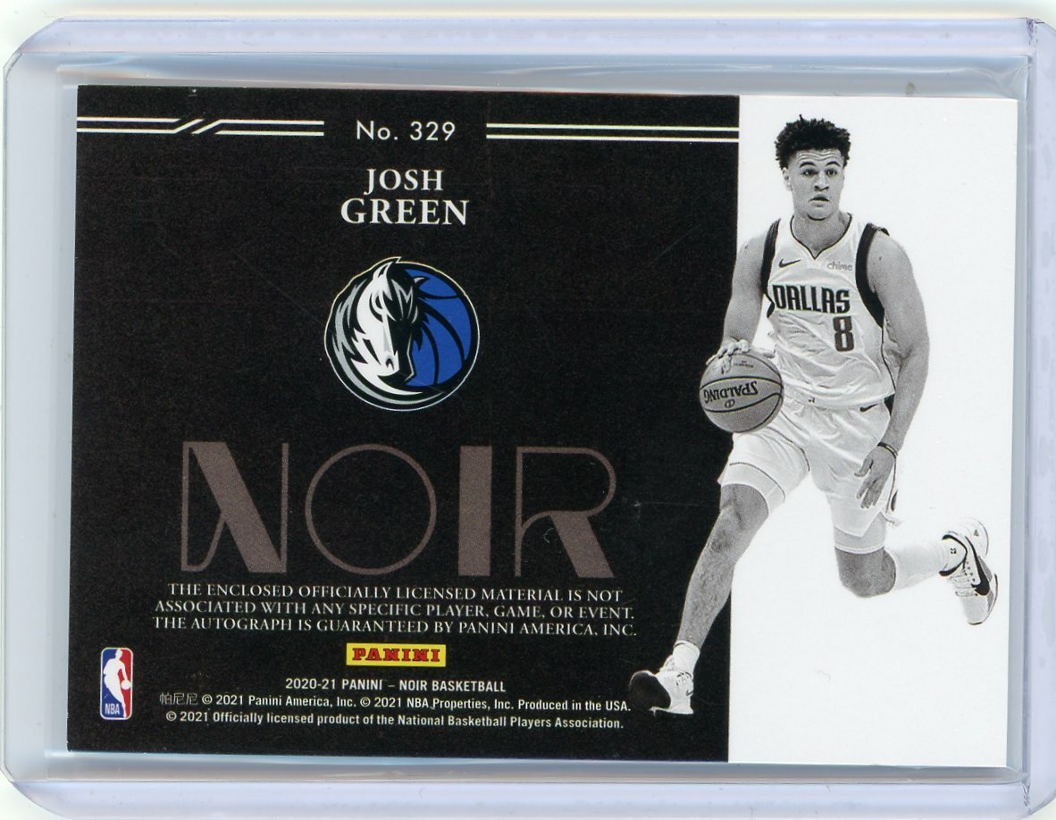 2020-21 Panini Noir Basketball Rookie Patch Autograph #229 Josh 