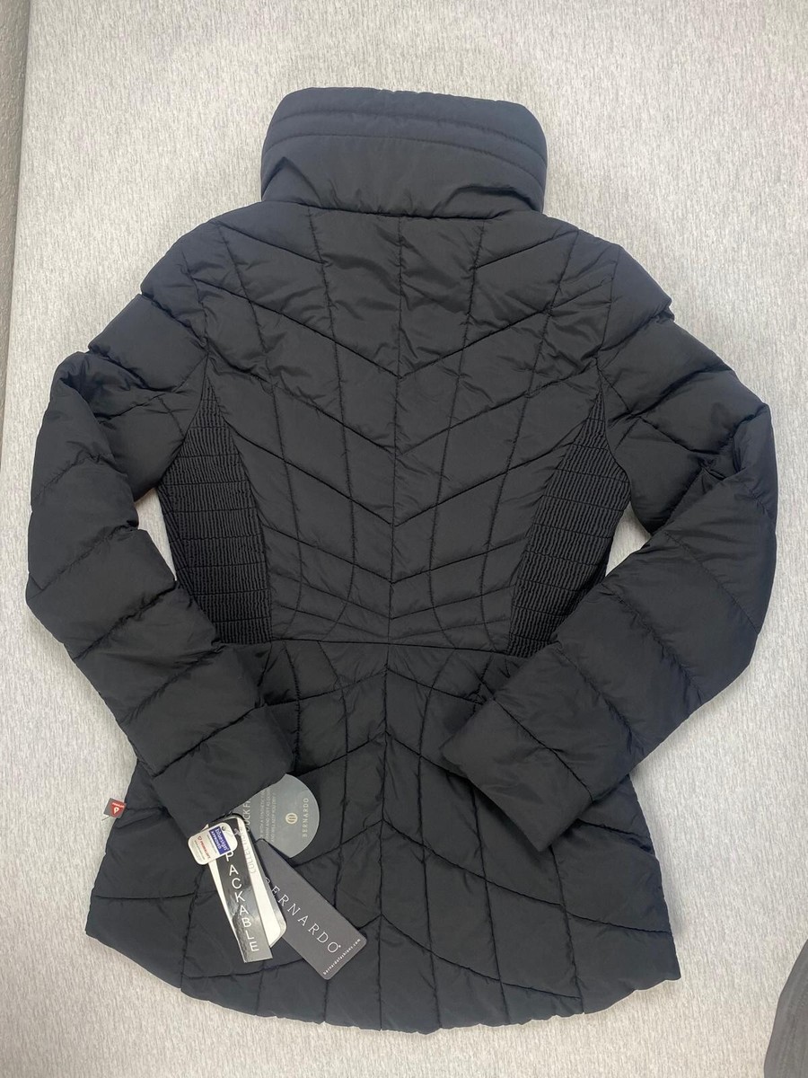 NWT Bernardo Primaloft Women's Puffer Jacket Size XS Black