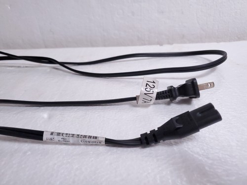 HP Photosmart 6510 6 Ft AC Power Cord Cable Plug 2-Prong OEM Part No.8120-6313 - Picture 5 of 7
