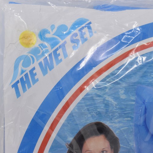 1 Wet Set Intex Blue Pool Float Inflatable Air Mat Vintage 2000 Sealed New - Picture 4 of 10