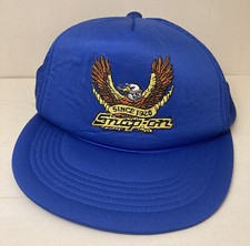 Vintage Snap-On Tools Eagle Bird Trucker Hat Cap Mesh Snapback USA