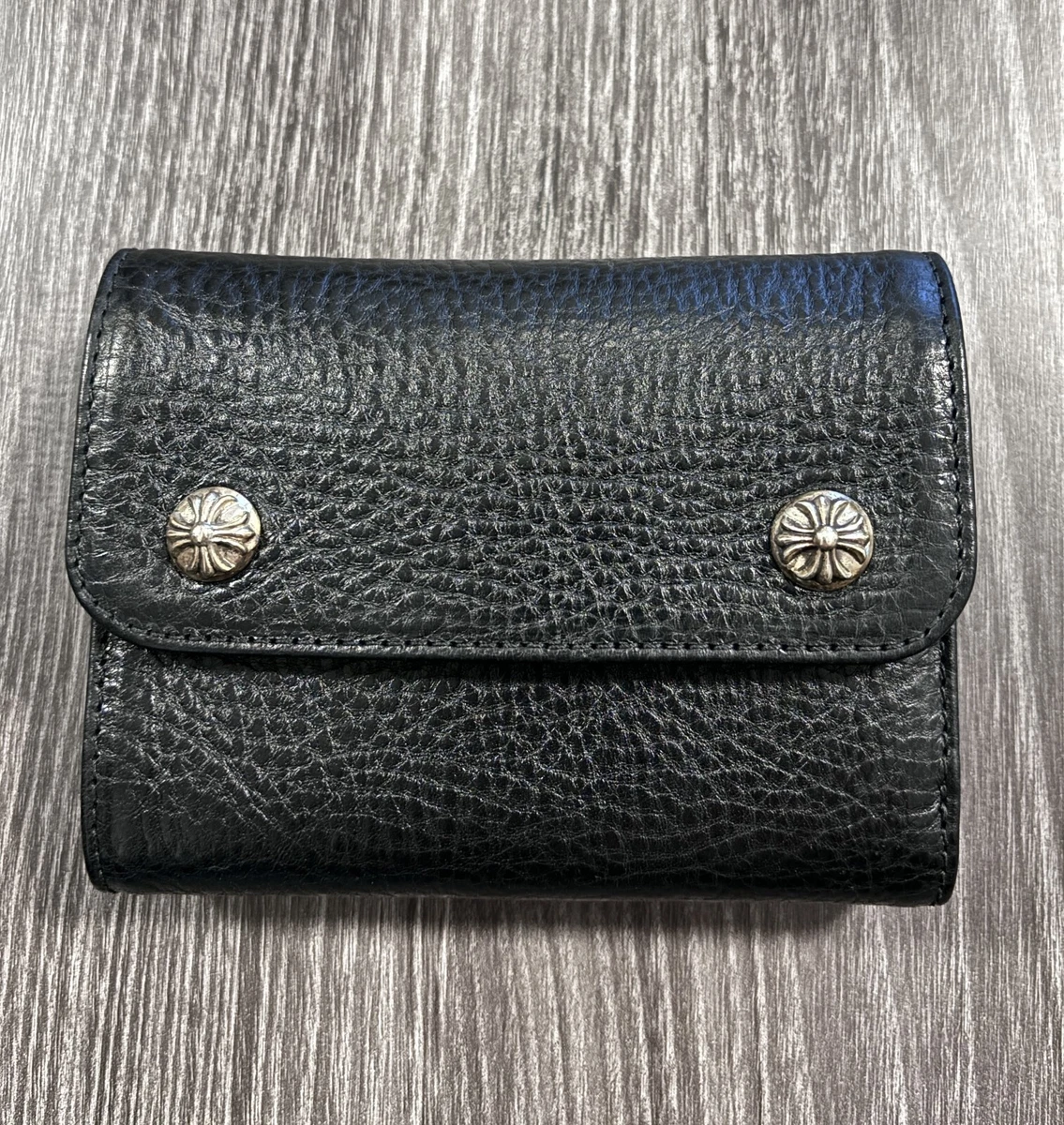 Chrome Hearts Wallets for Men Black for sale | eBay