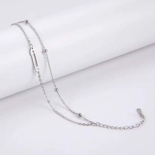Safety Pin Multilayer Anklet Stainless Steel Anklet - Bild 5 von 7