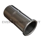 2.5" 63.5mm Rolled Out Exhaust Tail Pipe Trim Stainless Steel Tip Polished