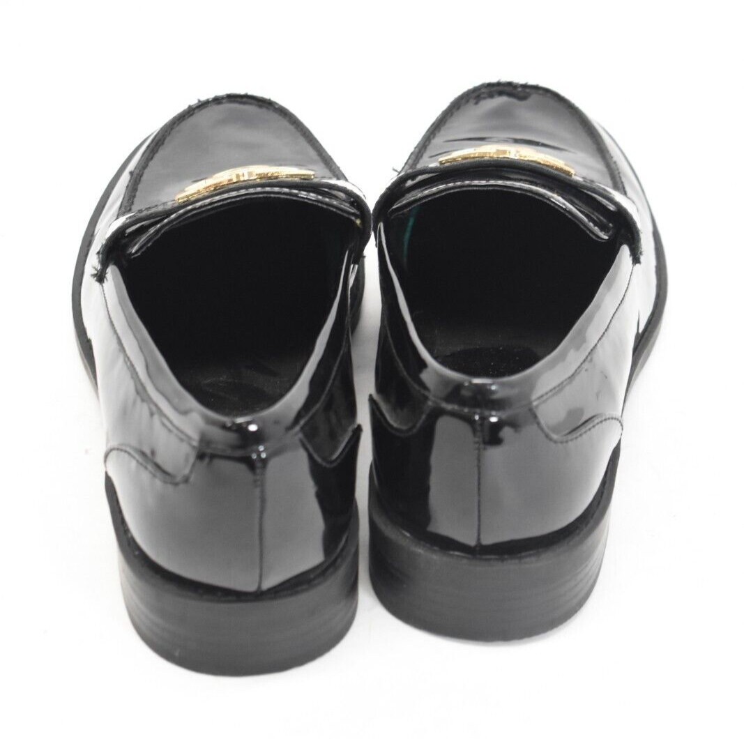 Guess Los Angeles GF Jeefer Guess Logo Black Loafers Shiny Guess Los Angeles GF Jeefer Guess Logo Black Loafers Shiny