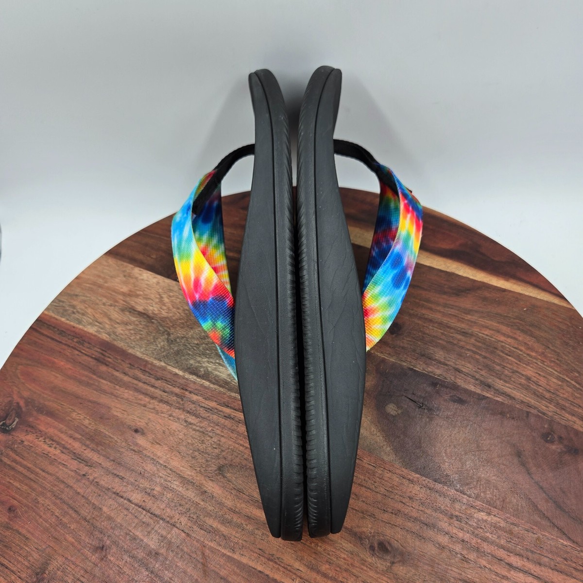 Chaco Flip Sandals Mens 11‎ Black Tie Dye Adjustable Thong Hiking Comfort ProView - Chaco Men main image 2