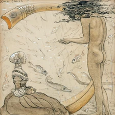 John Bauer Something Broke Inside Agnetas Heart Canvas Print 17 x 17       #8910