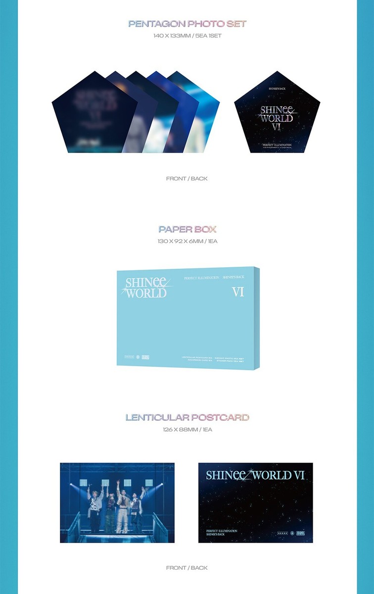 SHINEE WORLD VI [PERFECT ILLUMINATION:SHINEE'S BACK] BLU-RAY/3Disc